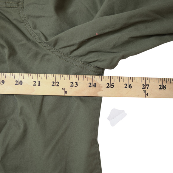 Classic Elements Olive Green Cropped Jacket & Pant Suit Women’s 18W Cotton Blend - Picture 6 of 15